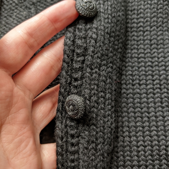 Vintage Susan Bristol cardigan, black. - Picture 3 of 8